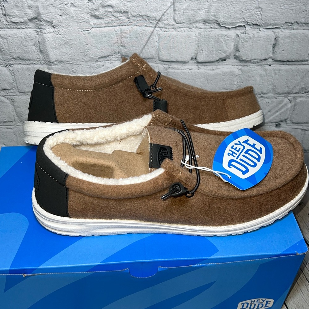 Hey Dude Wally Warmth Brown Slip On Shoes MENS Size 13 - Picture 6 of 6